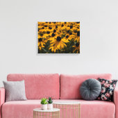 Black Mit Augen Susan Blume Leinwanddruck (Insitu (Wohnzimmer))