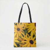 Black Mit Augen Susan Bright Yellow Tasche (Vorderseite)