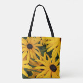 Black Mit Augen Susan Bright Yellow Tasche (Rückseite)