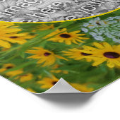 Black Mit Augen Susan Daisy Art erstellen Sie Ihr Poster (Ecke)