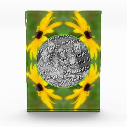 Black Mit Augen Susan Daisy Ihre eigene kreieren Fotoblock (Vorderseite)