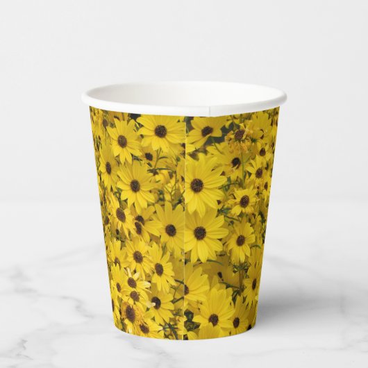 Black Mit Augen Susan Floral Paper Cup Pappbecher (Rechts)