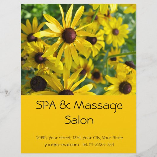 Black mit Augen Susan Flyer (Vorne)