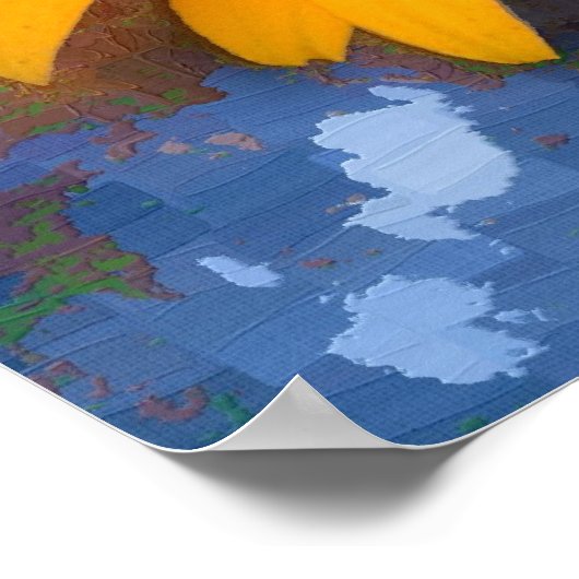 Black Mit Augen Susan Poster (Ecke)