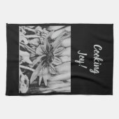 Black Mit Augen Susan Potholder Set Geschirrtuch (Horizontal)