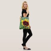 Black Mit Augen Susan Tote Bag Tasche (Am Model)