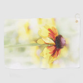 Black Mit Augen Susan Vignette Golfhandtuch (Horizontal)
