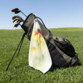 Black Mit Augen Susan Vignette Golfhandtuch (Gras)