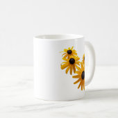 Black Mit Augen Susans Heart Kaffeetasse (VorderseiteRechts)