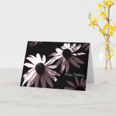 Black Mit Augen Susans Karte (Gelbe Blume)