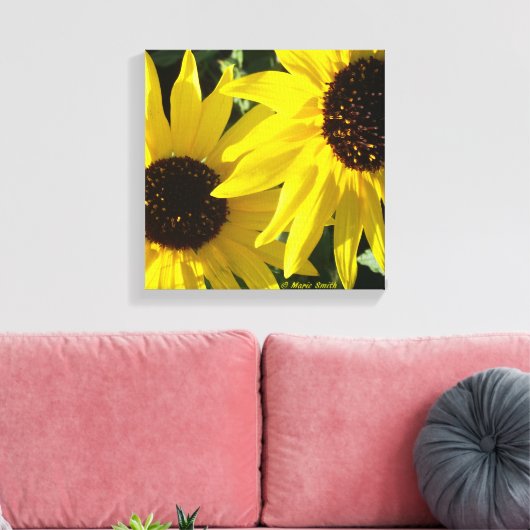 Black Mit Augen Susans Leinwanddruck (Insitu (Wohnzimmer))