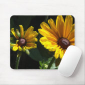 Black Mit Augen Susans Mousepad (Mit Mouse)