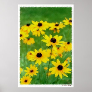 Black Mit Augen Susans Poster