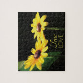 Black Mit Augen Susans Wine Love Puzzle (Vertikal)