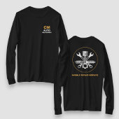 Black Mobile Mechanic Auto Repair Services T-Shirt