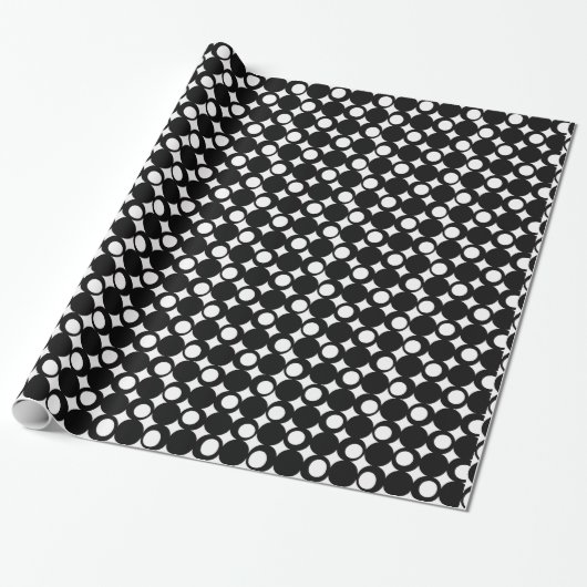Black Mod Ball Design @ Emporio Moffa Geschenkpapier (Ungerollt)
