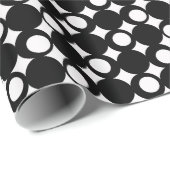 Black Mod Ball Design @ Emporio Moffa Geschenkpapier (Rolleneckpunkt)