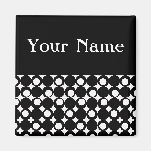 Black Mod Ball Design @ Emporio Moffa Magnet (Vorne)