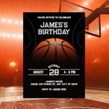 Black Modern Basketball Geburtstag