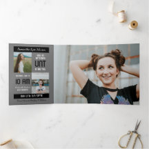 Black Modern Block 5-Foto-Abschluss