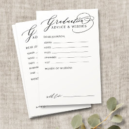 Black Modern Calligraphy Graduate Beratung & Wünsc