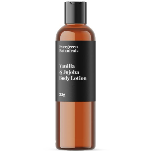 Black Modern Cosmetics Flasche Label