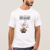 Black Modern Halloween T - Shirt (Vorderseite)