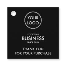 Black Modern Logo Vielen Dank für Ihren Kauf