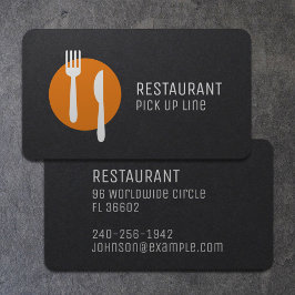 Black Modern Minimal Logo Sushi Asian Restaurant Visitenkarte