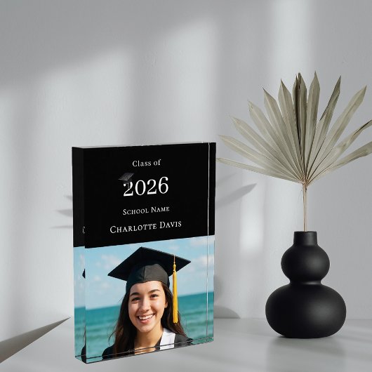 Black modern photo Graduate Fotoblock