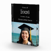 Black modern photo Graduate Fotoblock (Rechts)