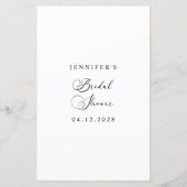 Black Modern Simple Script Game Emoji Pictionary (Rückseite)