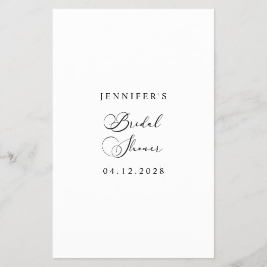 Black Modern Simple Script Game, wo wir waren Flyer (Hinten)