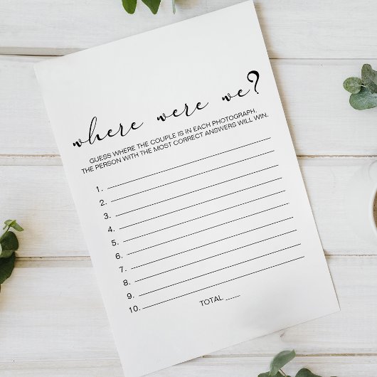 Black Modern Simple Script Game, wo wir waren Flyer