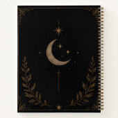 Black Modern Witch's Notebook/Manual Notizblock (Rückseite)