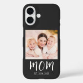 Black Mom Established Script Photo Case-Mate Case-Mate iPhone Hülle (Rückseite)