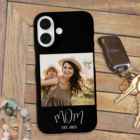 Black Mom Established Script Photo Case-Mate Case-Mate iPhone Hülle