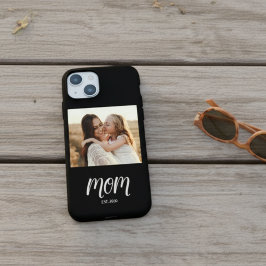 Black Mom Established Script Photo Case-Mate iPhone Hülle