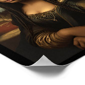 Black Mona Lisa African American Black History Mon Poster (Ecke)