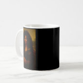 Black Mona Lisa Afro African American Melanin Blac Kaffeetasse (Vorderseite Links)