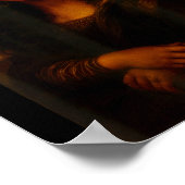 Black Mona Lisa Afro African American Melanin Blac Poster (Ecke)