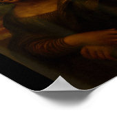 Black Mona Lisa Afro African American Melanin Blac Poster (Ecke)