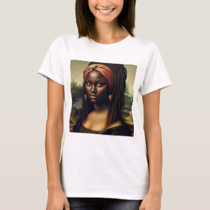 Black Mona Lisa: Eine moderne Reimagie T-Shirt