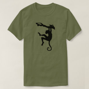 BLACK MONKEY STENCIL T-Shirt