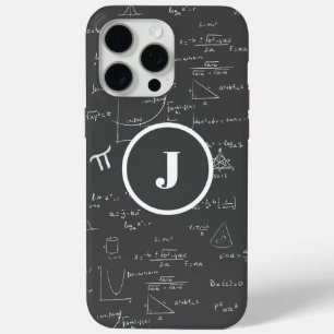 Black Monogram J Math Geek Algebra Case-Mate iPhone Hülle