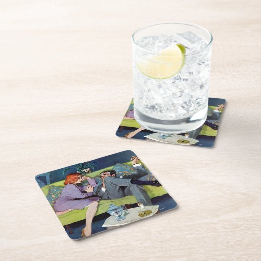 Black Montes letzte Raid Rechteckiger Pappuntersetzer (Vor Ort)