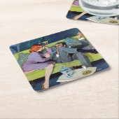 Black Montes letzte Raid Rechteckiger Pappuntersetzer (angewinkelt)