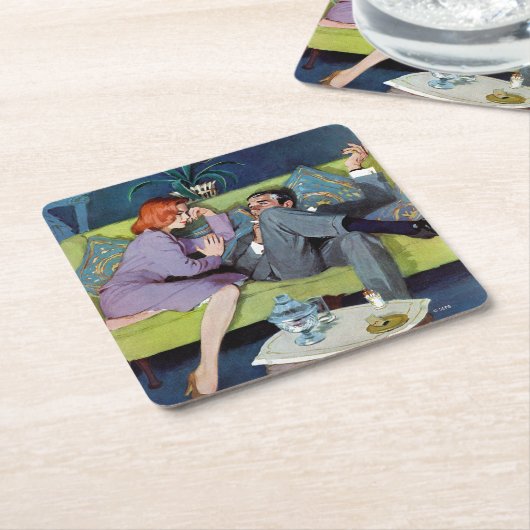 Black Montes letzte Raid Rechteckiger Pappuntersetzer (angewinkelt)