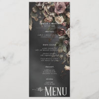 Black Moody Gothic Blume & Mist Wedding