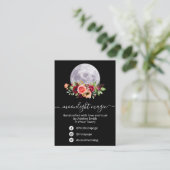 Black Moon Blume Zauber Jar and Kit Visitenkarte (Stehend Vorderseite)